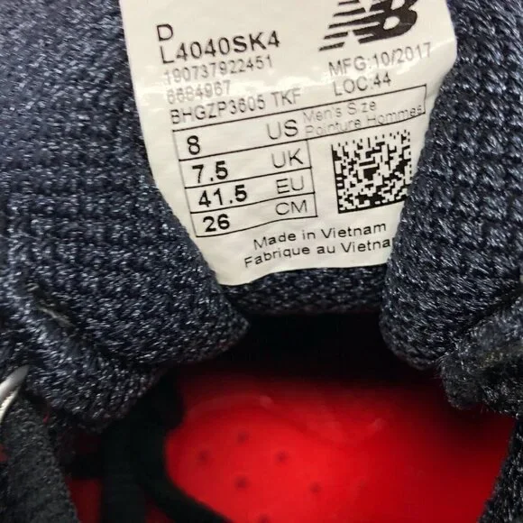 New Balance Men's 4040 V4 Metal  Baseball Cleat 8M - Picture 6 of 9